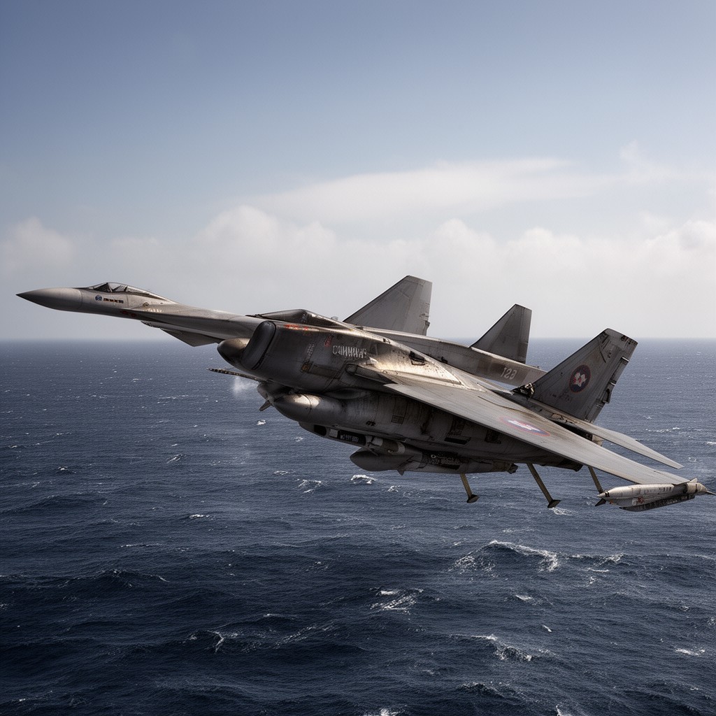 AI-generated illustration of Supermarine Scimitar