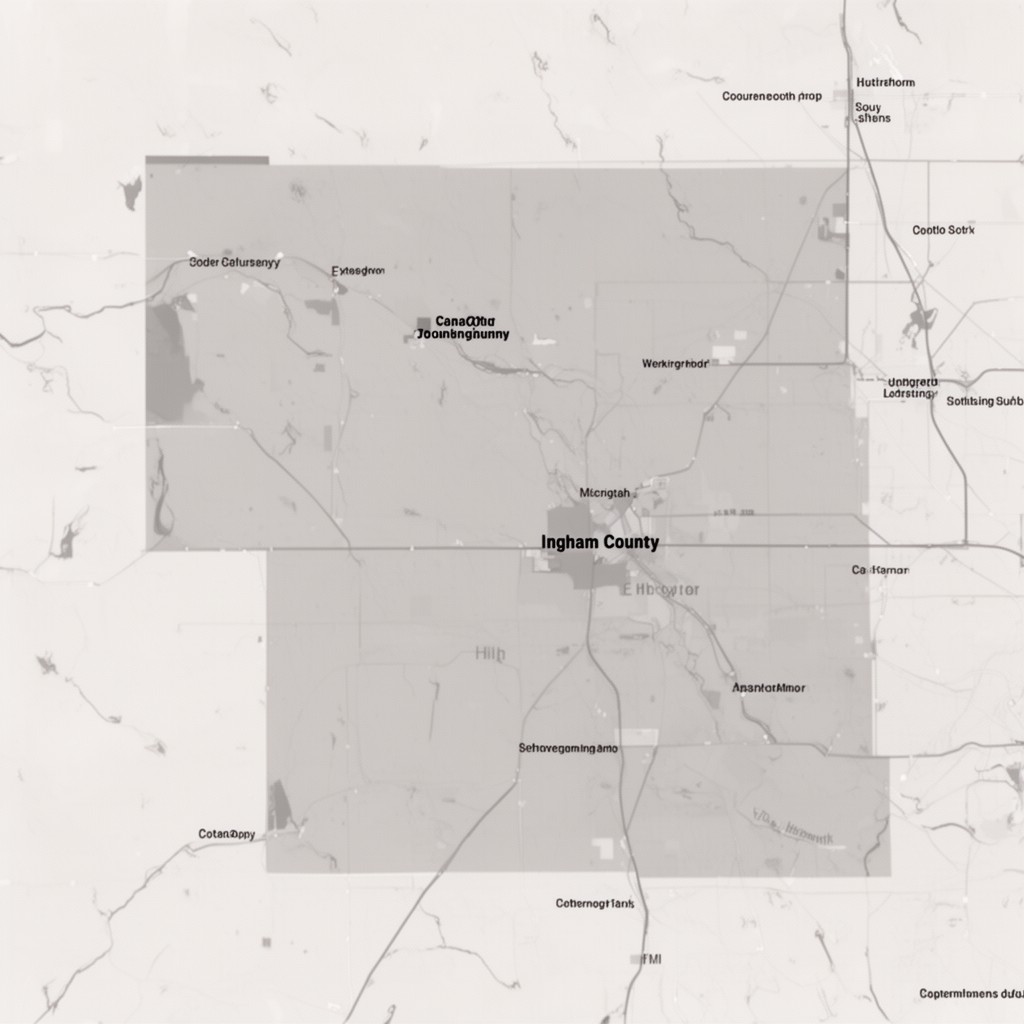 AI-generated illustration of Ingham County, Michigan