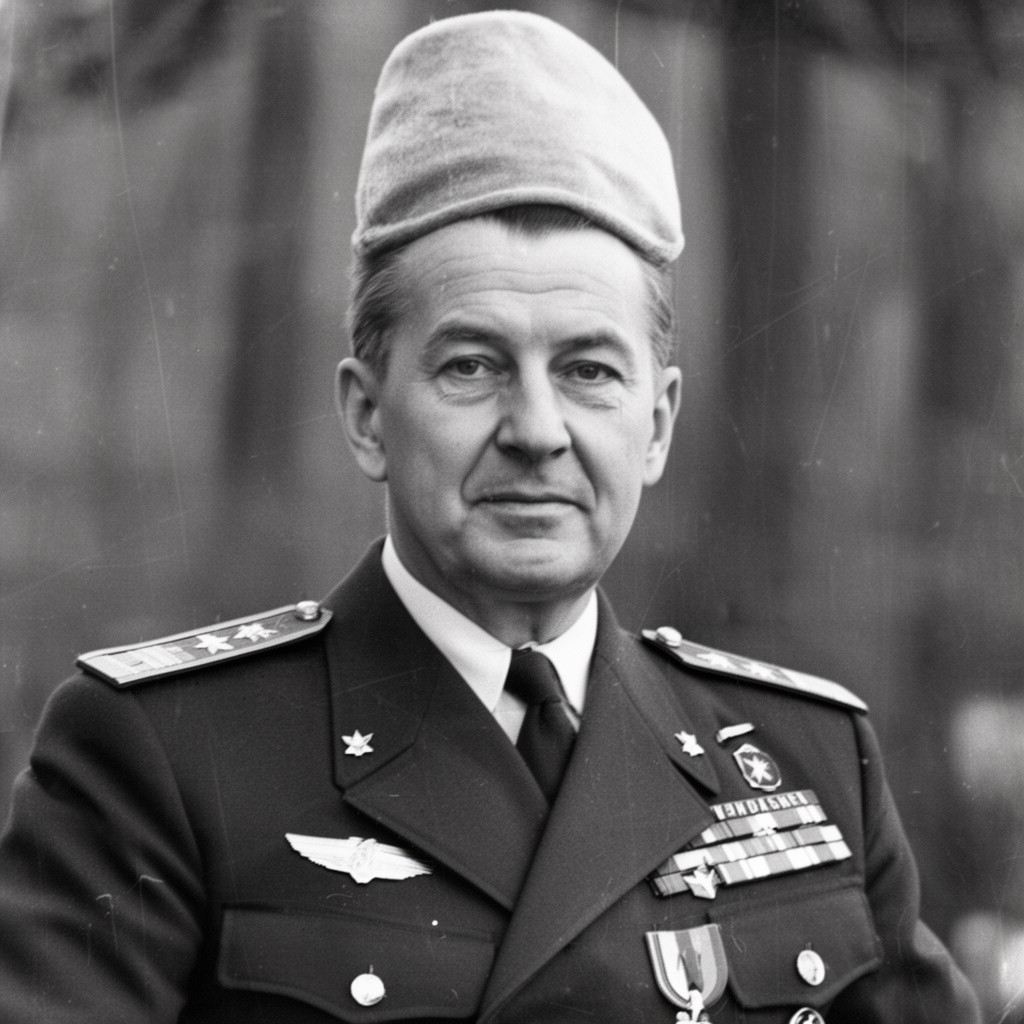 AI-generated illustration of Wojciech Jaruzelski
