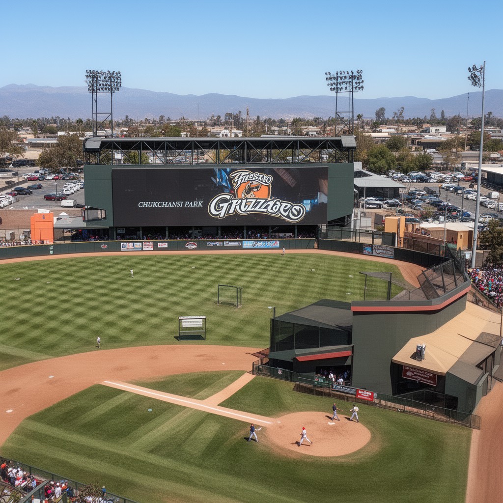 AI-generated illustration of Chukchansi Park