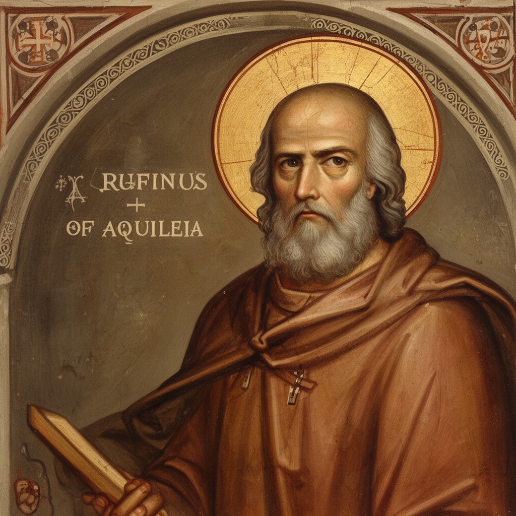 AI-generated illustration of Rufinus of Aquileia