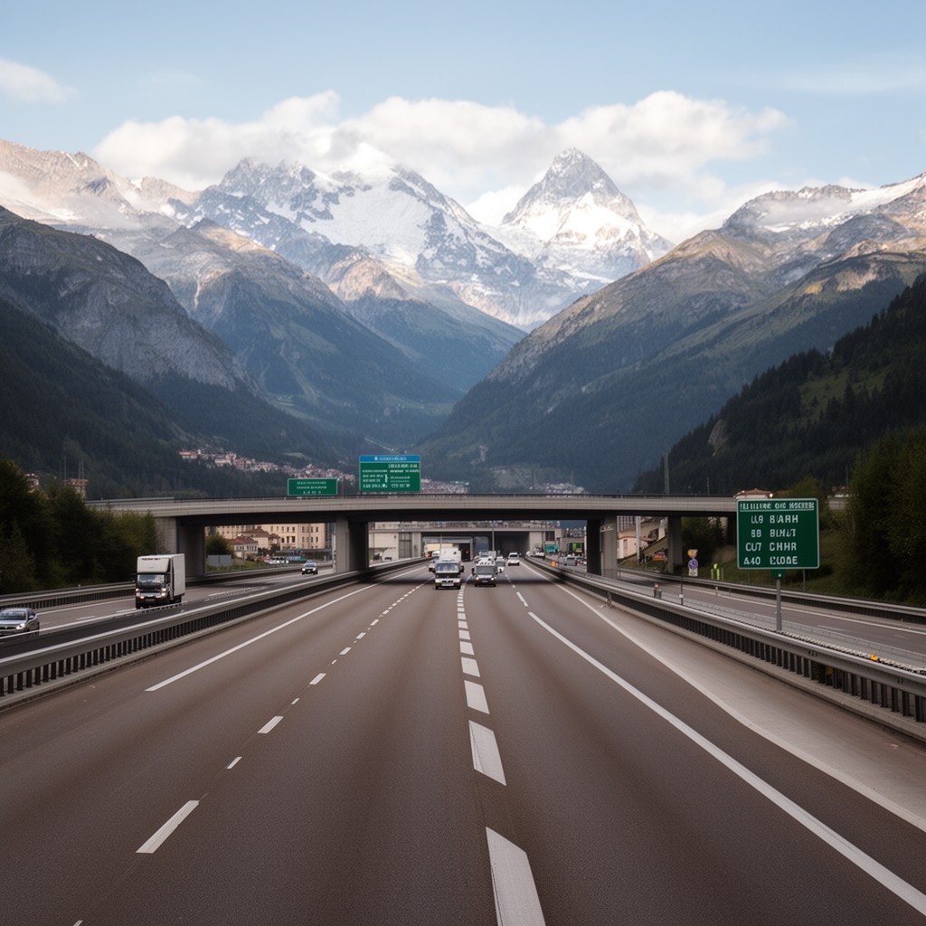 AI-generated illustration of Autoroute Blanche
