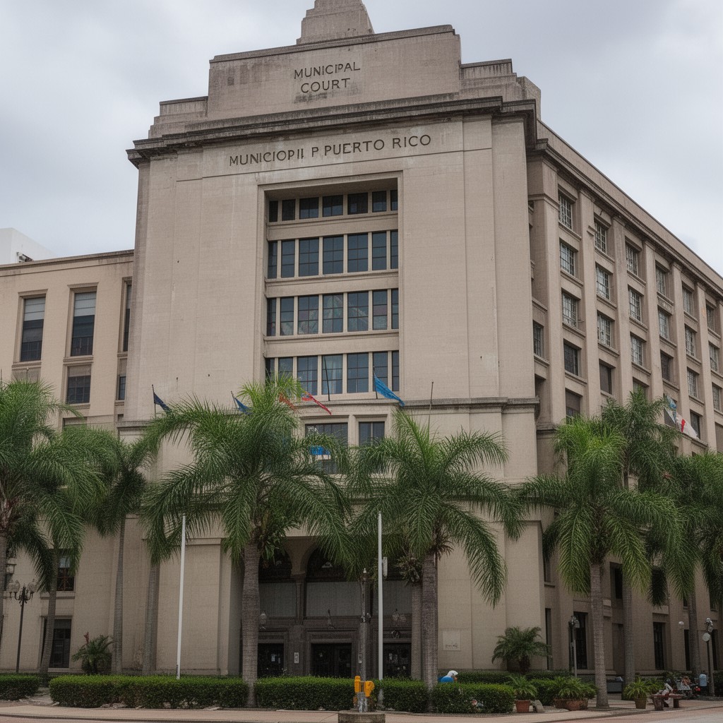 AI-generated illustration of Municipal Court of Puerto Rico
