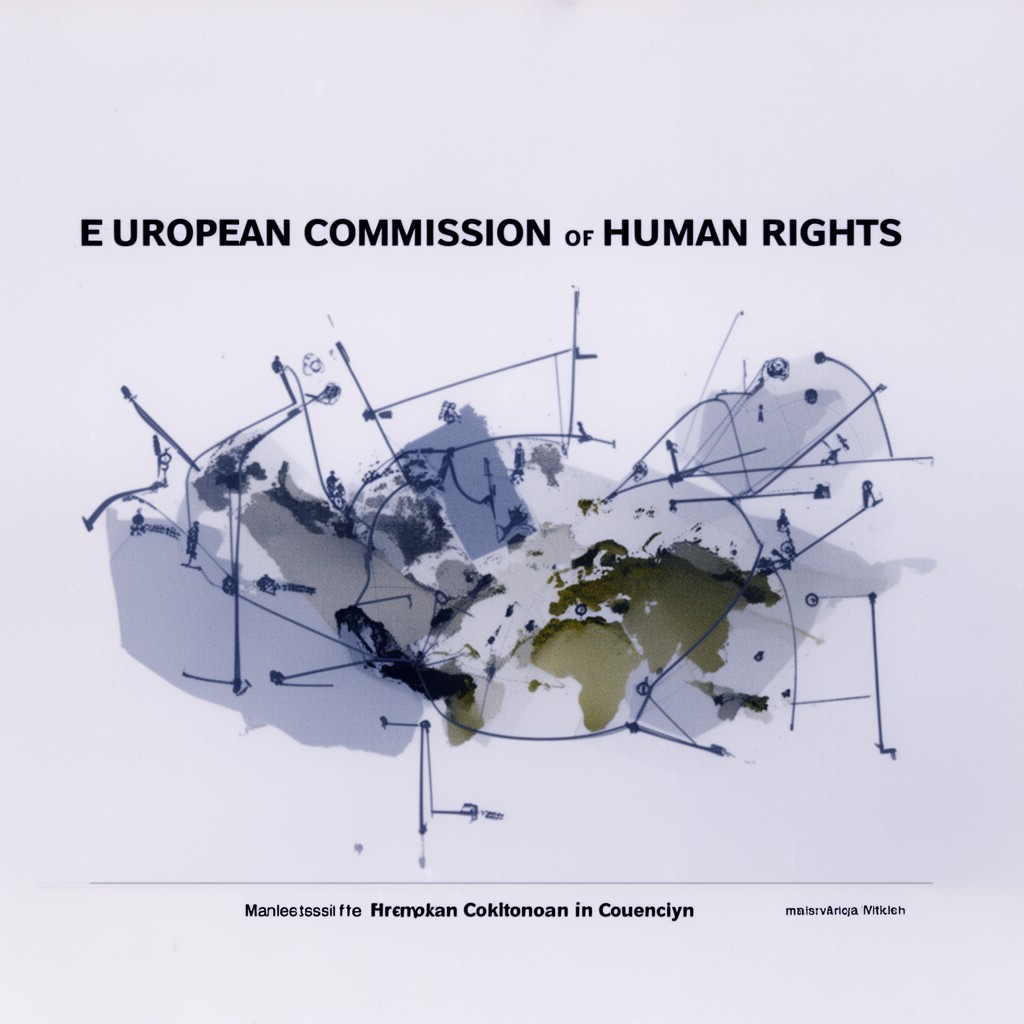AI-generated illustration of European Commission of Human Rights