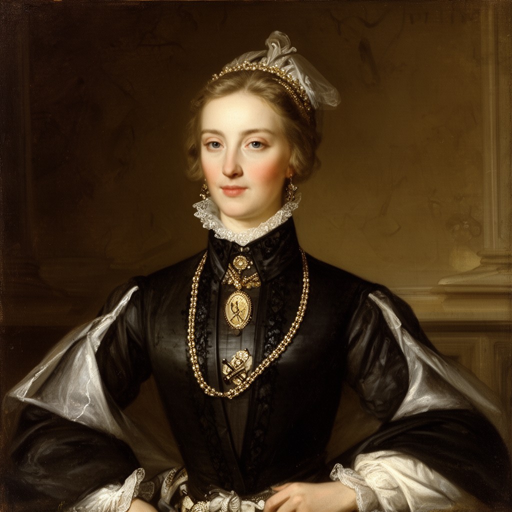 AI-generated illustration of Anne Eleonore of Hesse-Darmstadt