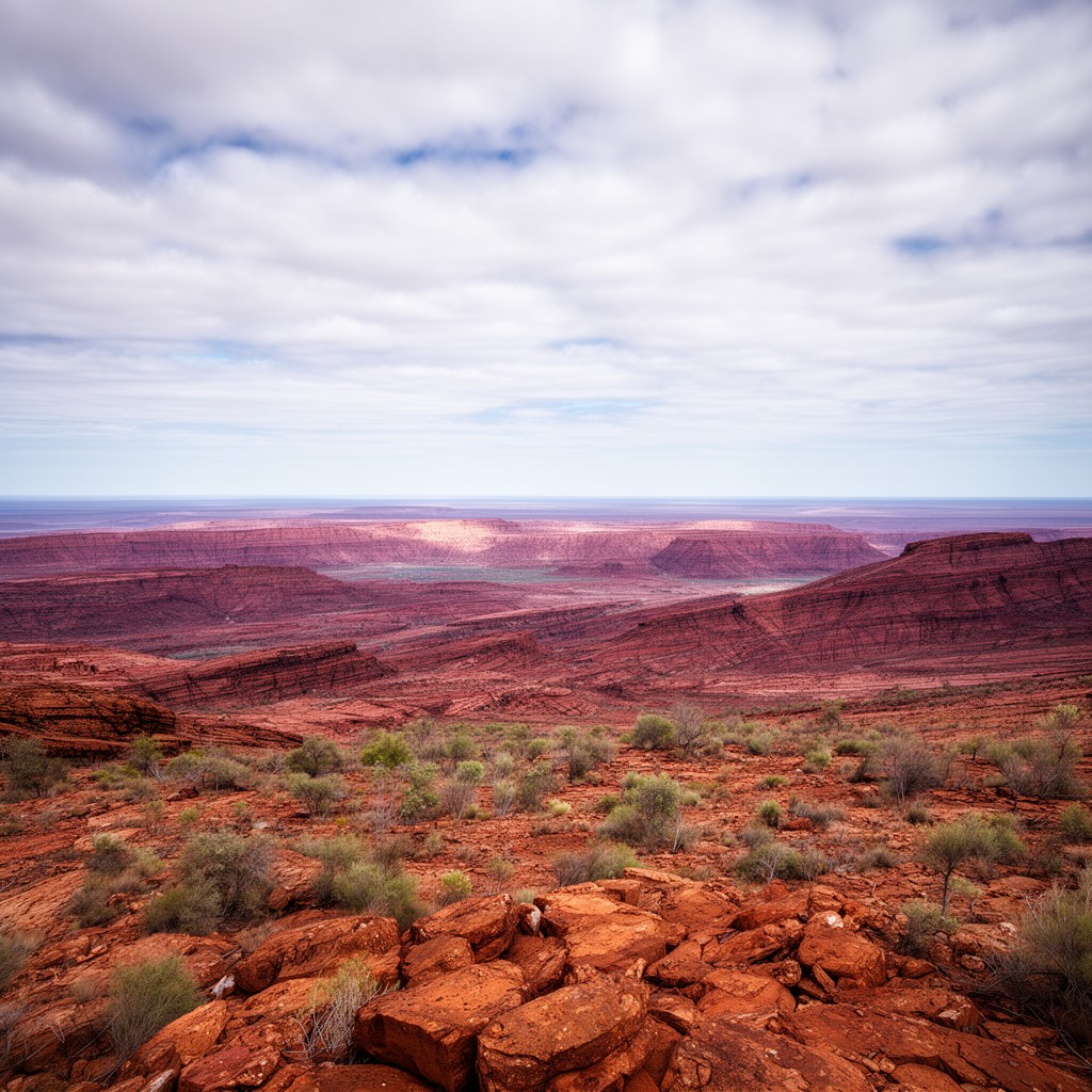 AI-generated illustration of Pilbara region
