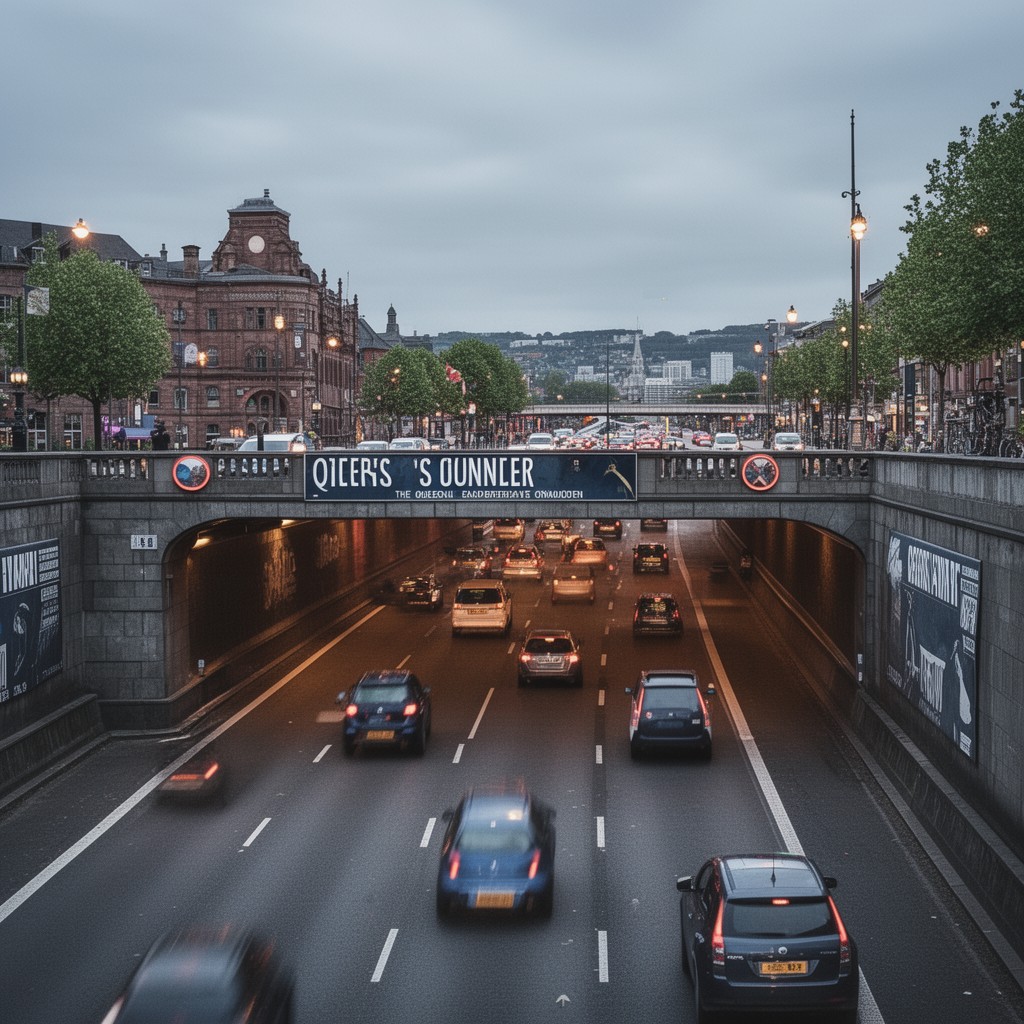 AI-generated illustration of Queensway Tunnel