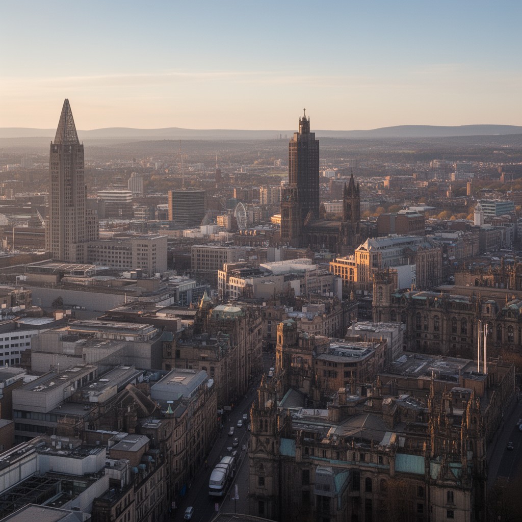 AI-generated illustration of Metropolitan Borough of Manchester