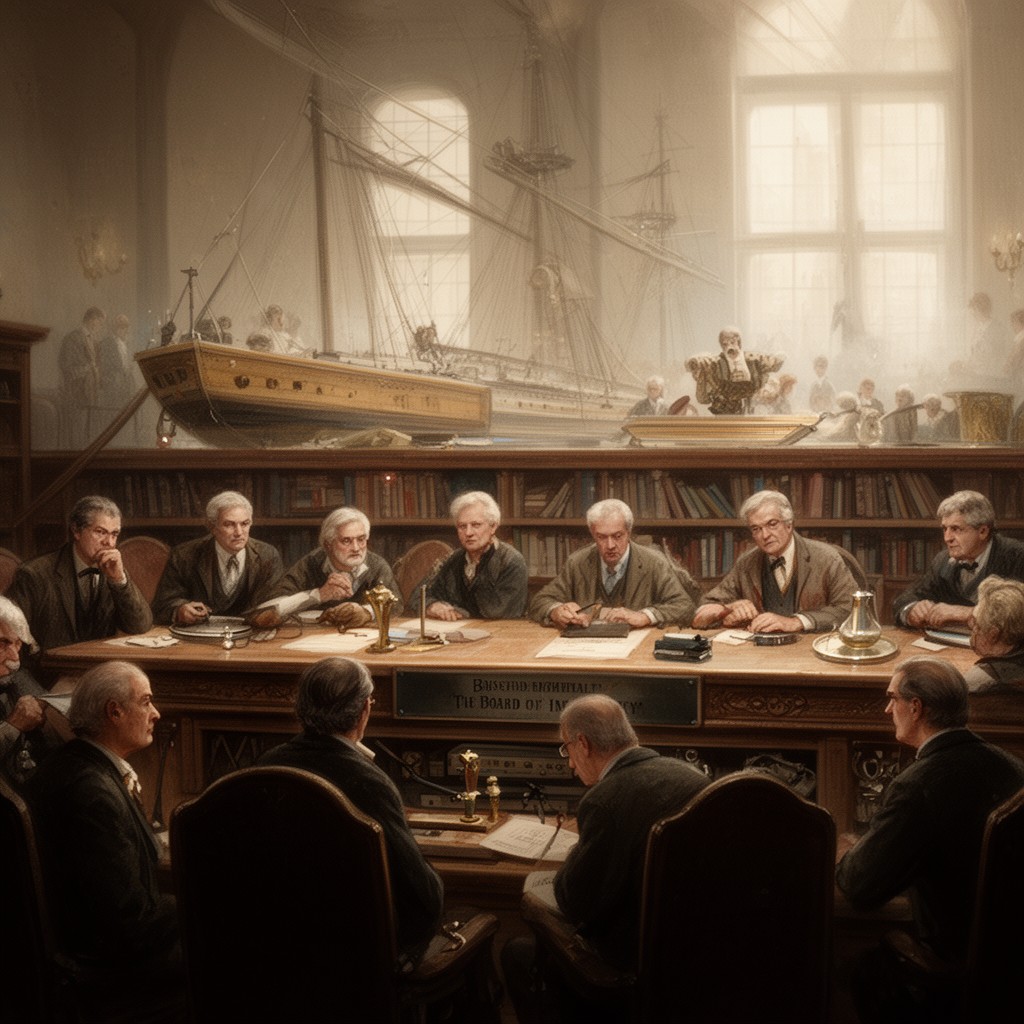 AI-generated illustration of Board of Admiralty