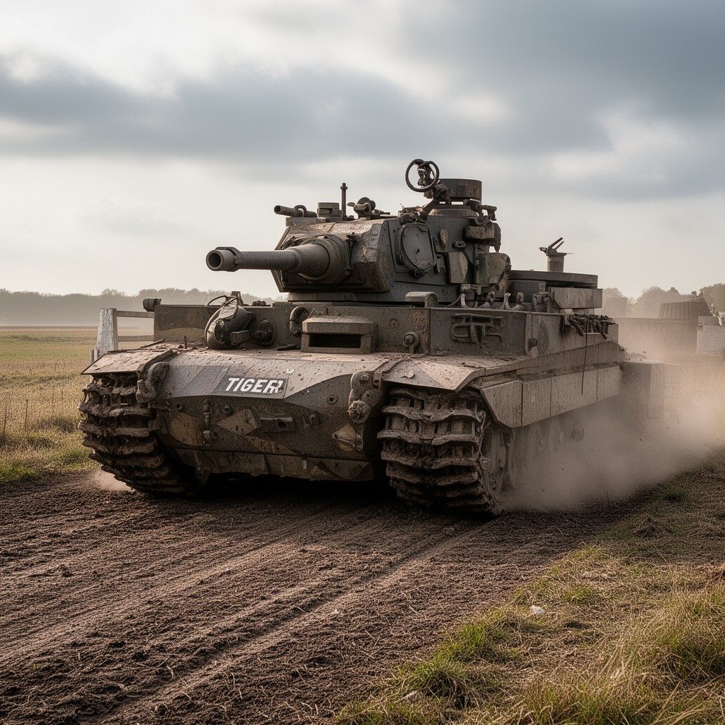 AI-generated illustration of Tiger I tank