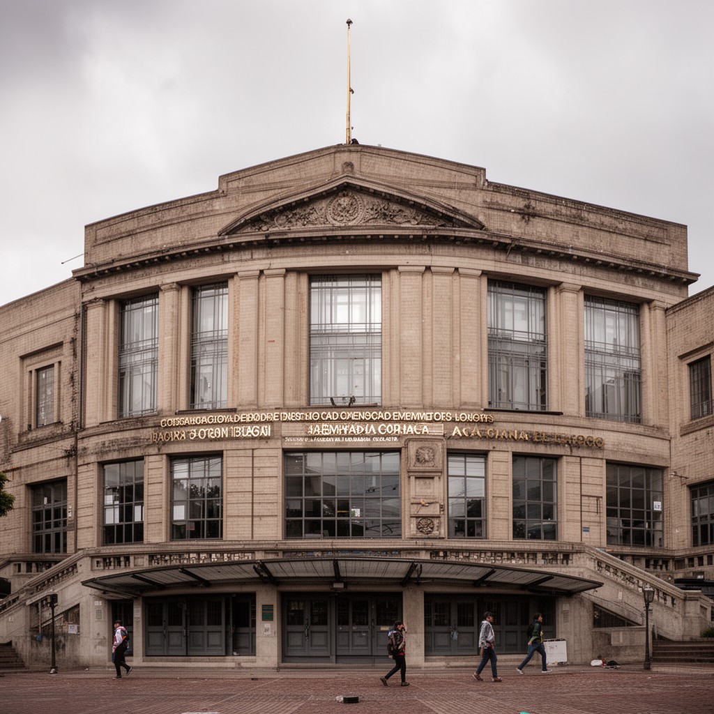 AI-generated illustration of Central Library