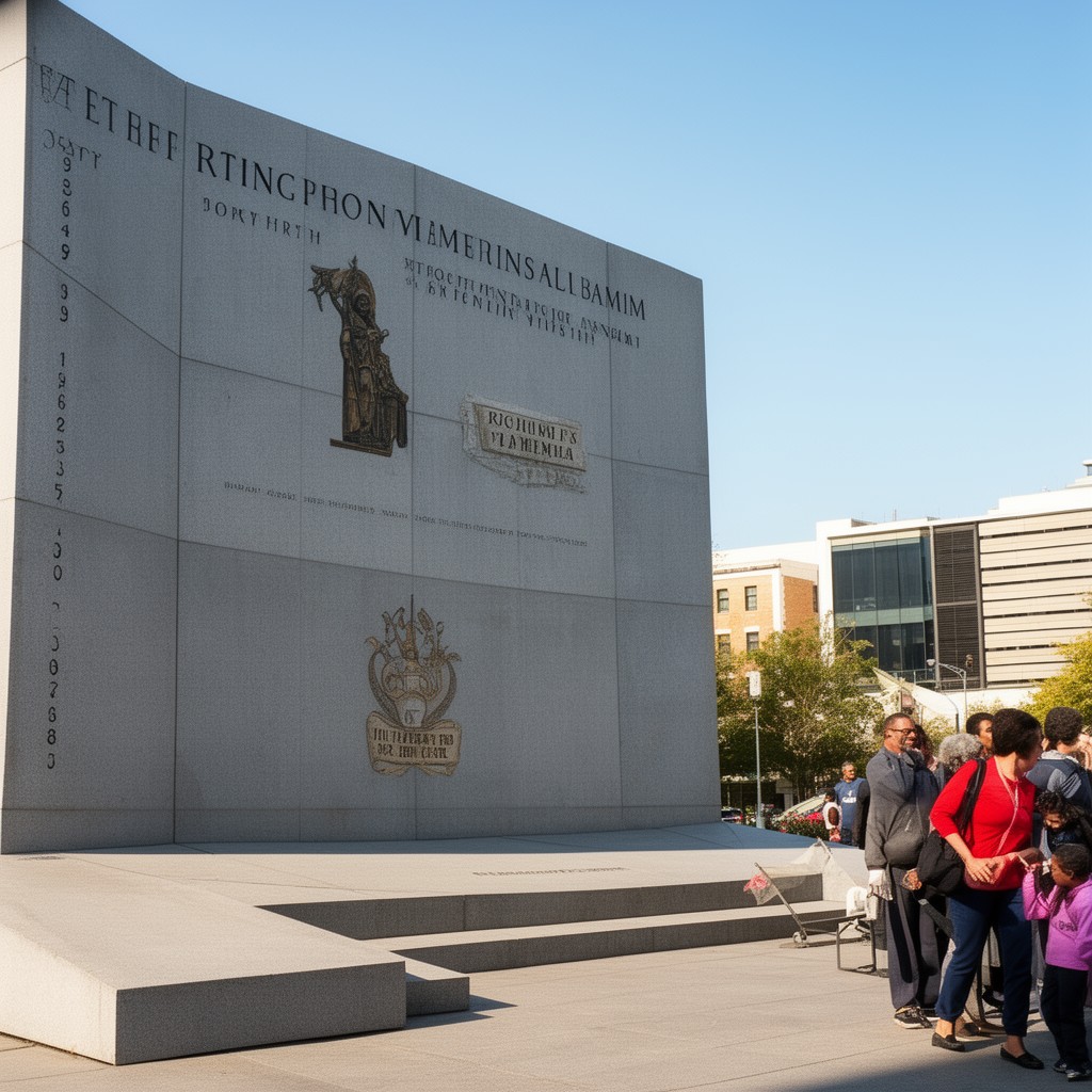 AI-generated illustration of Civil Rights Memorial