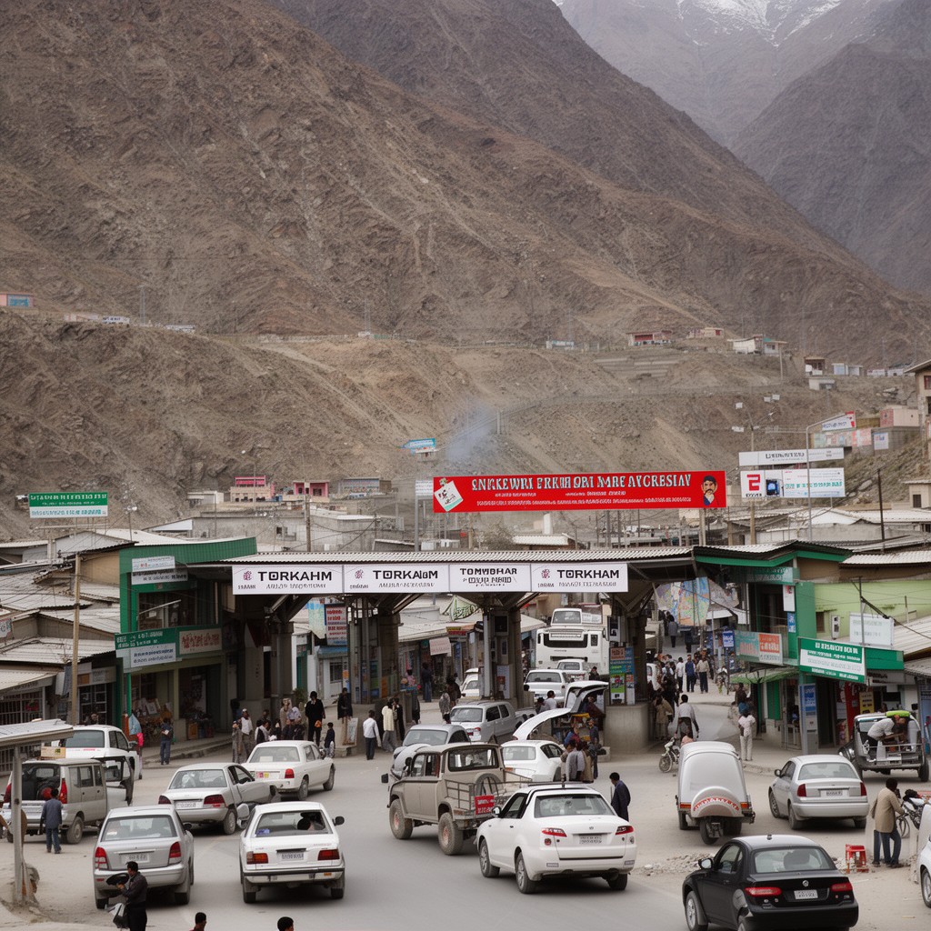 AI-generated illustration of Torkham