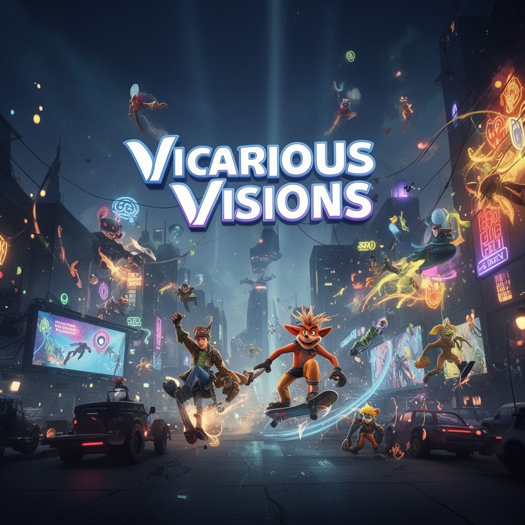 AI-generated illustration of Vicarious Visions