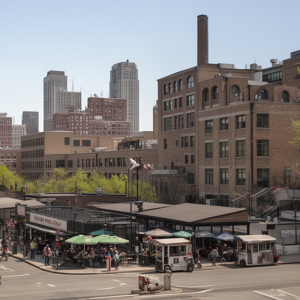 AI-generated illustration of Chicago Public Schools