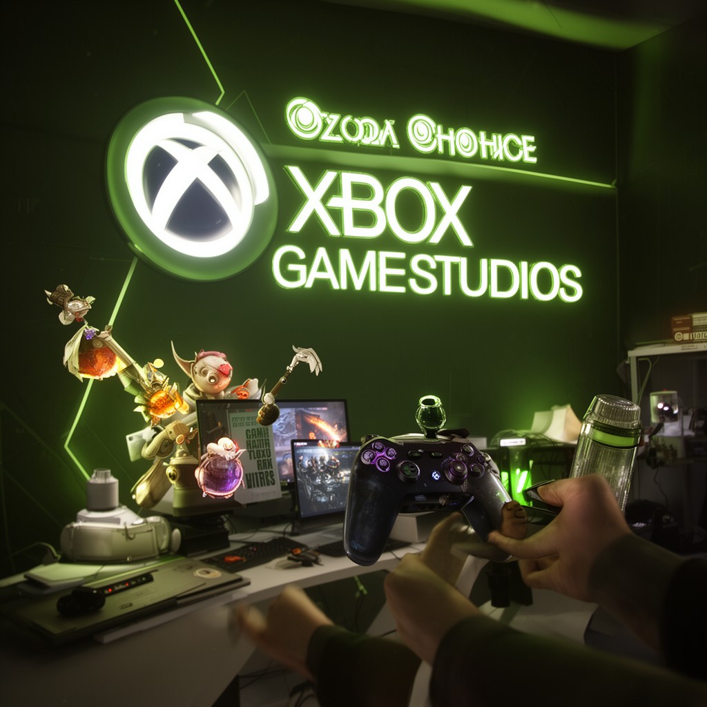 AI-generated illustration of Xbox Game Studios