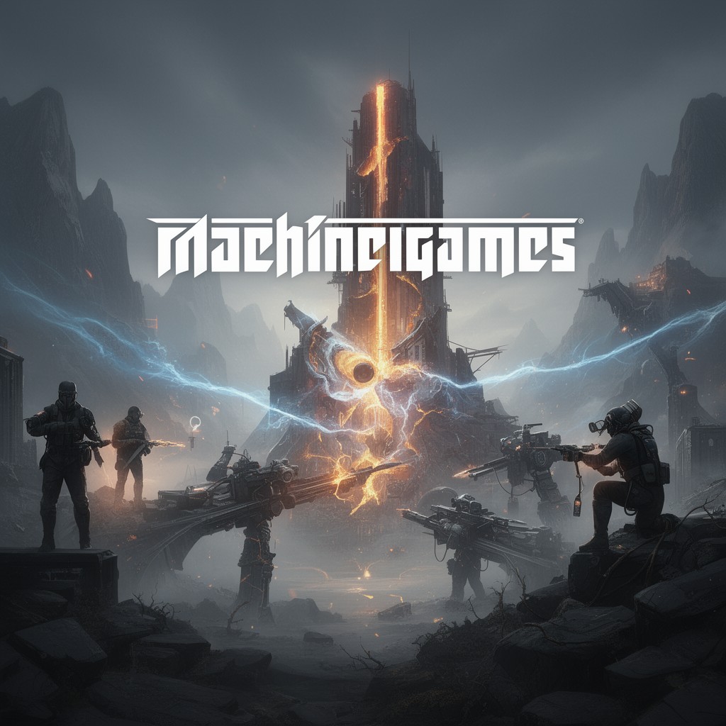 AI-generated illustration of MachineGames