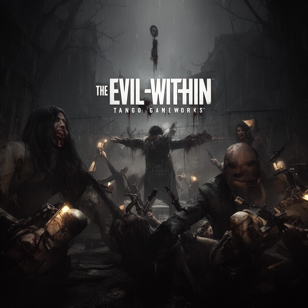 AI-generated illustration of The Evil Within franchise (via Tango Gameworks)