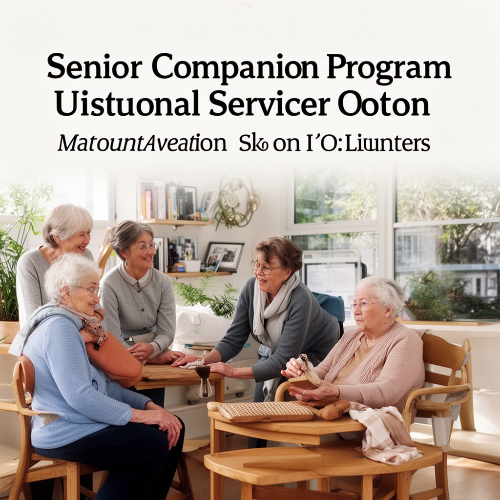 AI-generated illustration of Senior Companion Program