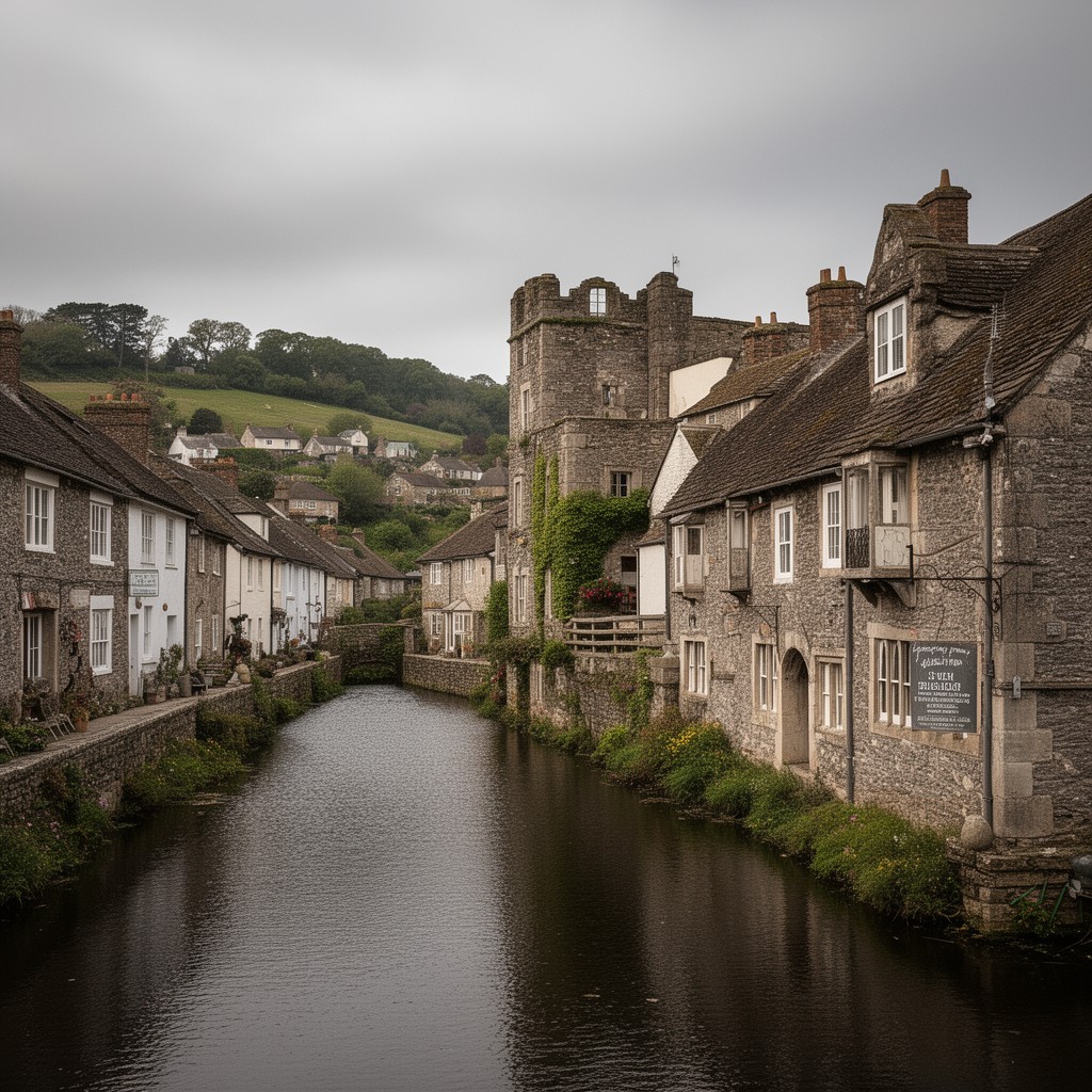 AI-generated illustration of Lostwithiel