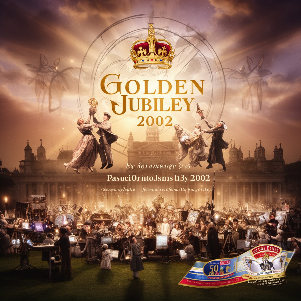 AI-generated illustration of Golden Jubilee 2002