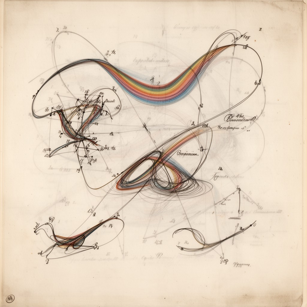 AI-generated illustration of An Account of Some Cases of the Production of Colours