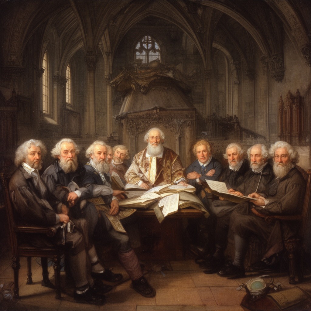 AI-generated illustration of Seven Bishops