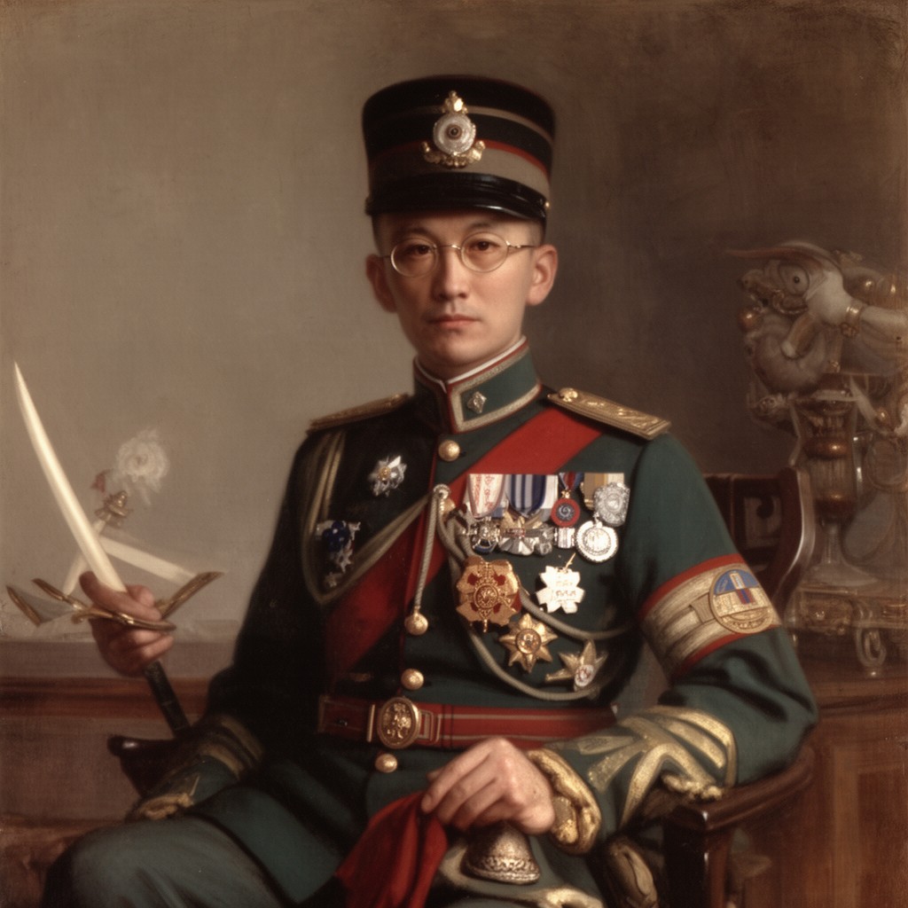 AI-generated illustration of Field Marshal (Imperial Japanese Army)
