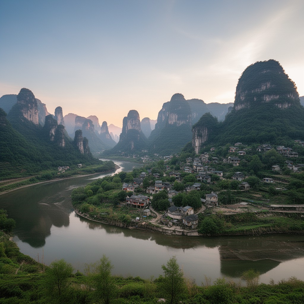 AI-generated illustration of Tianmen
