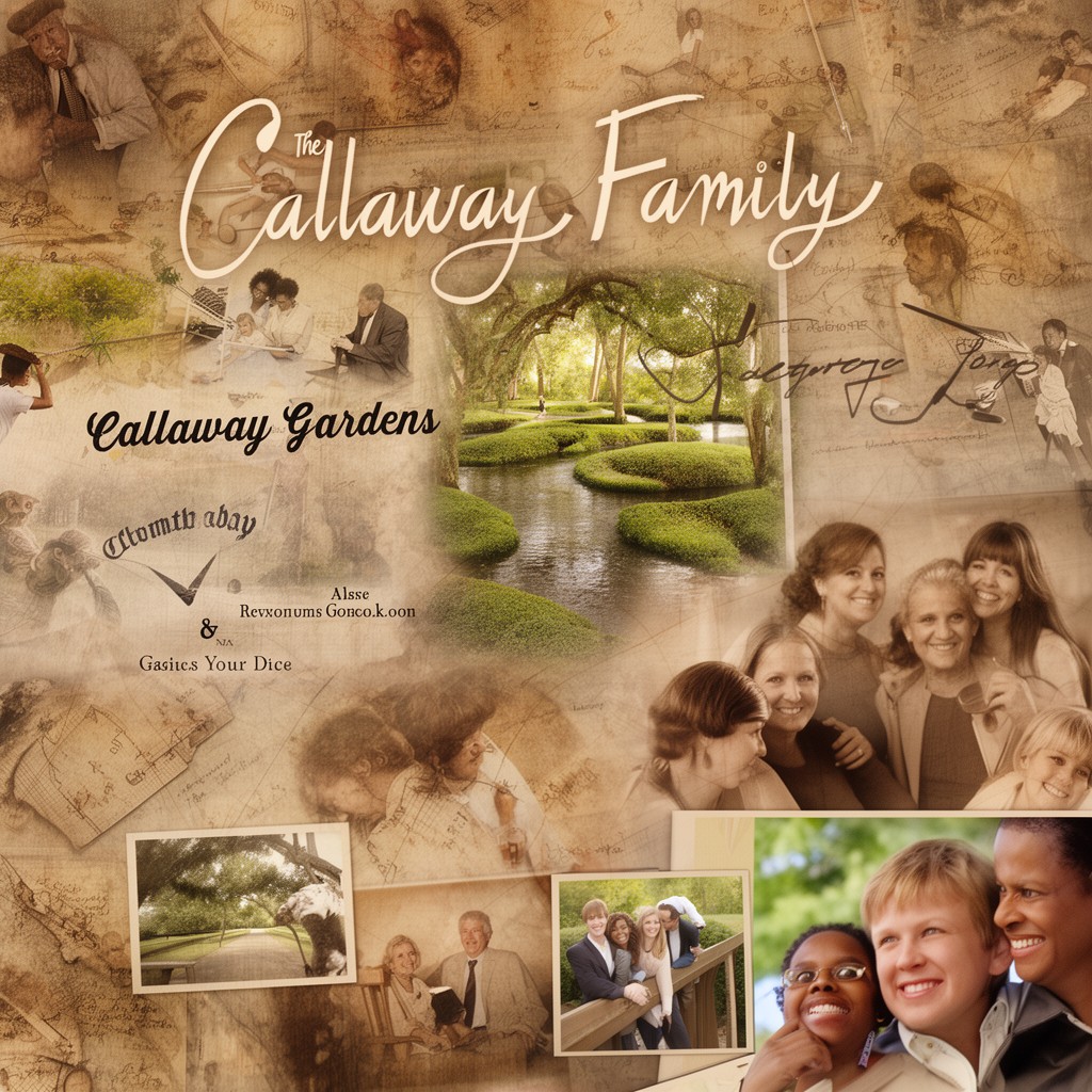 AI-generated illustration of the Callaway family