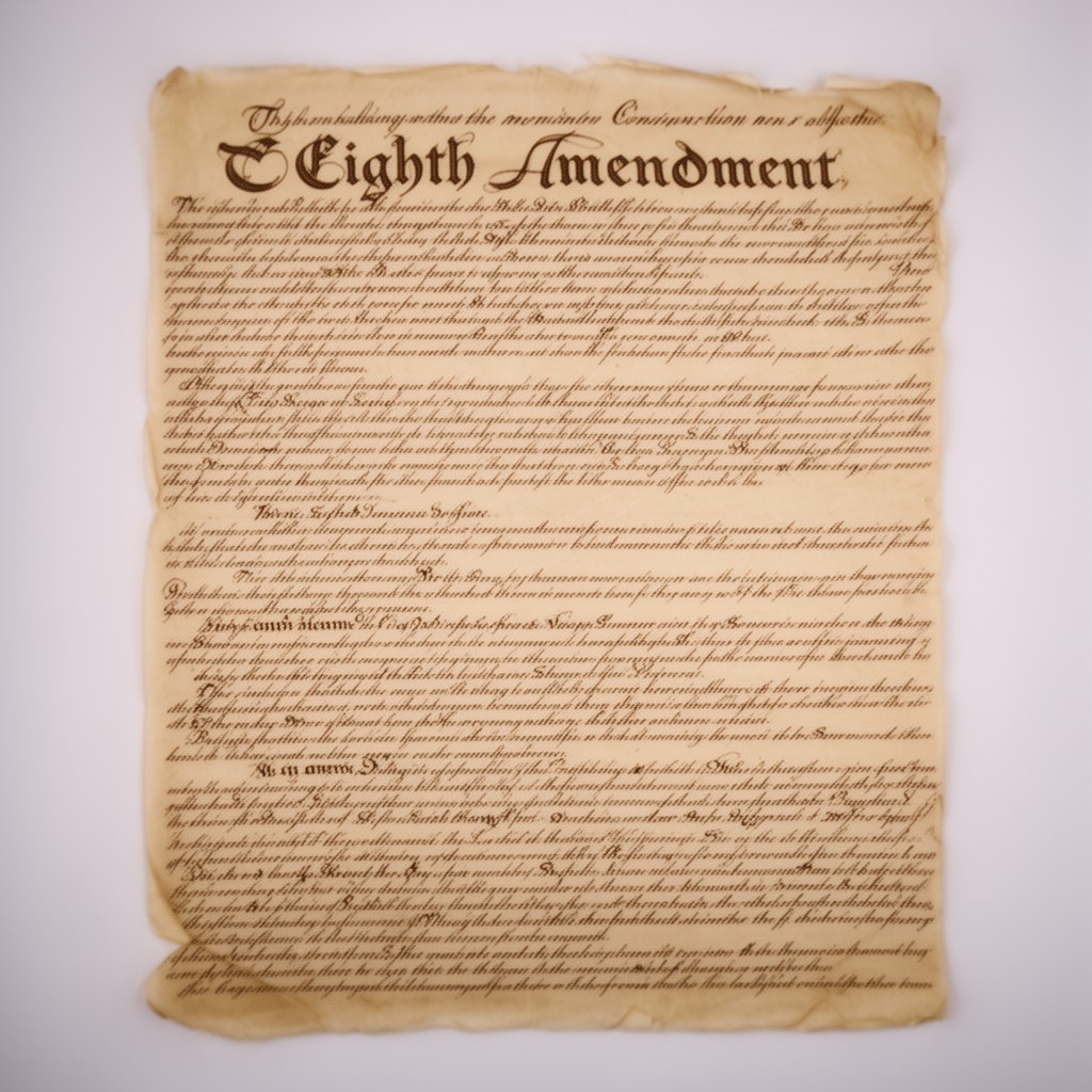 AI-generated illustration of Eighth Amendment to the United States Constitution