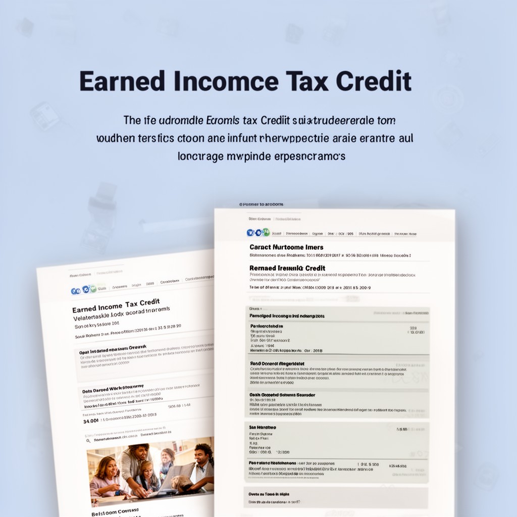 AI-generated illustration of Earned Income Tax Credit