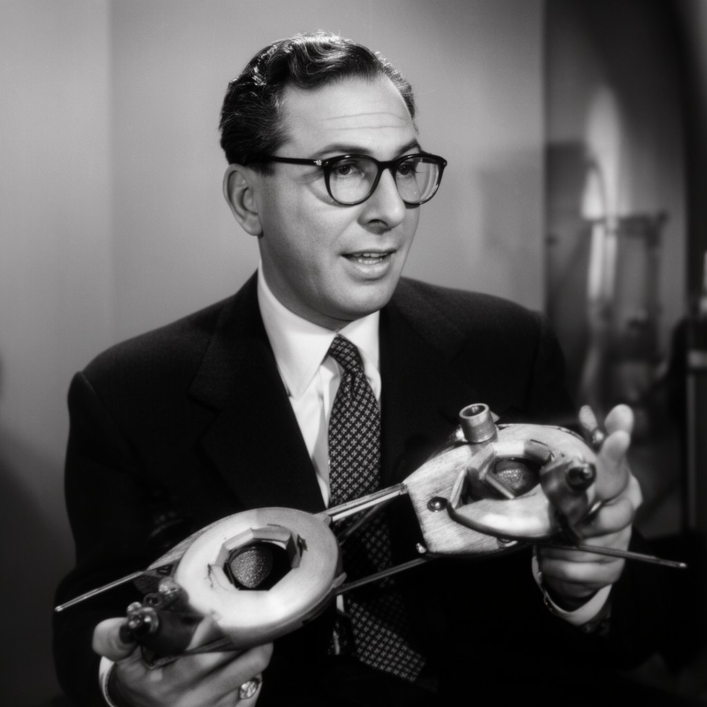AI-generated illustration of Mervyn LeRoy