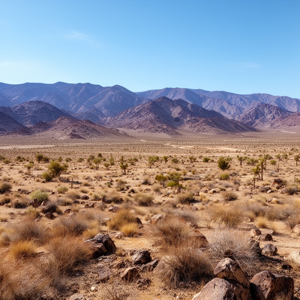 AI-generated illustration of Mojave Trails National Monument