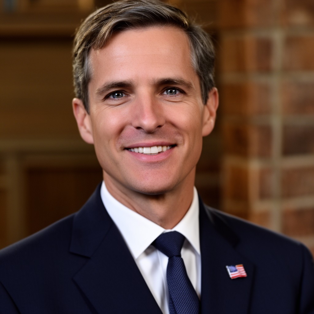 AI-generated illustration of Beau Biden