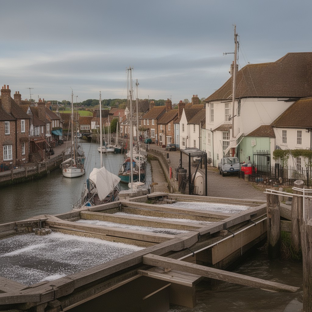 AI-generated illustration of Maldon, Essex, England