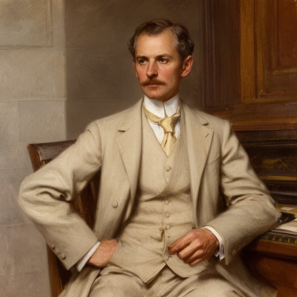 AI-generated illustration of Paul Philippe Cret