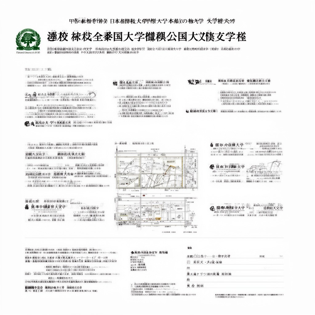 AI-generated illustration of Japan Association of National Universities