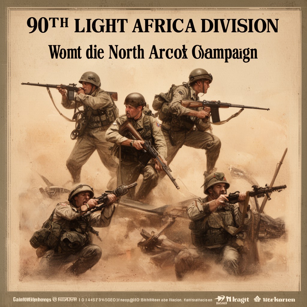 AI-generated illustration of 90th Light Africa Division
