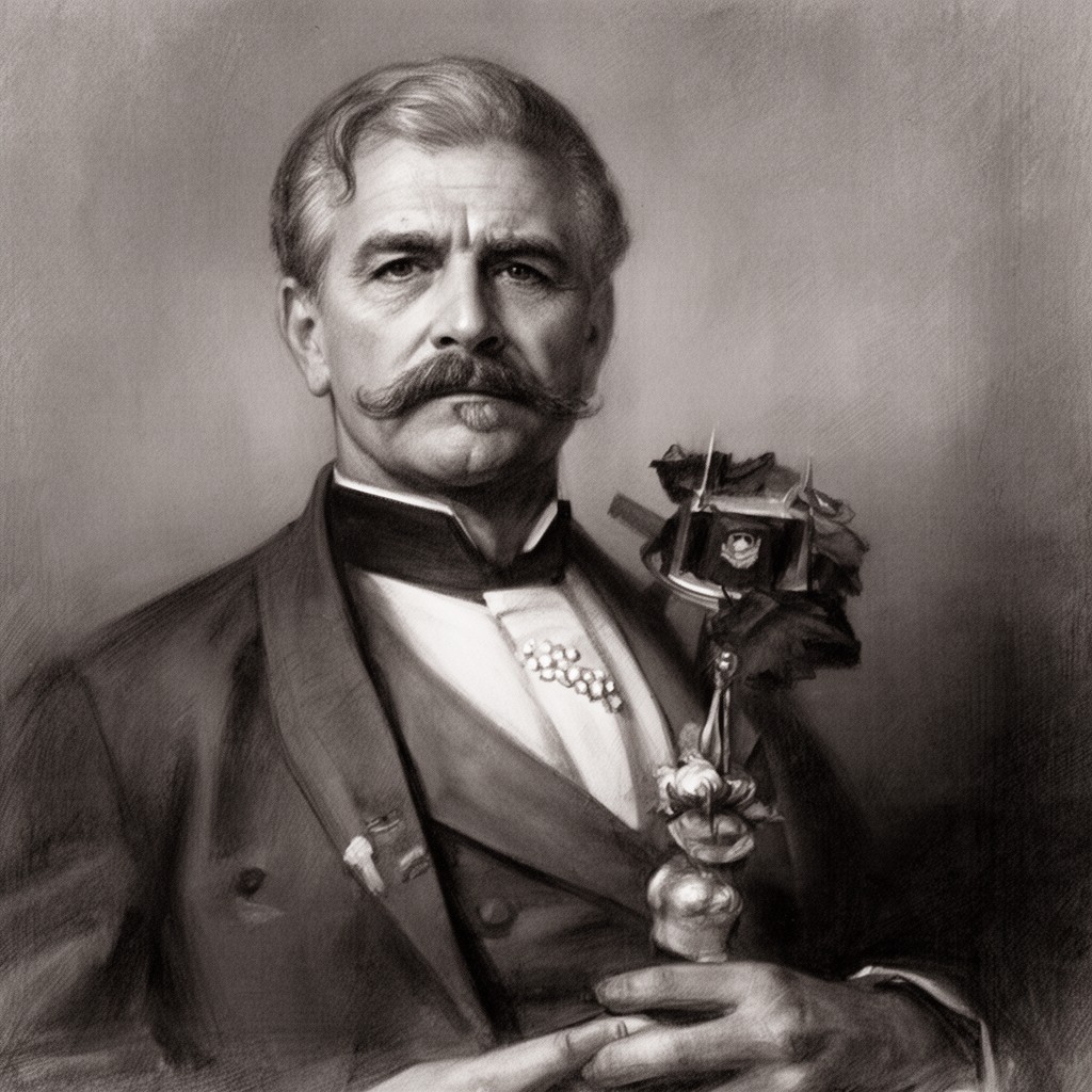 AI-generated illustration of Louis Botha