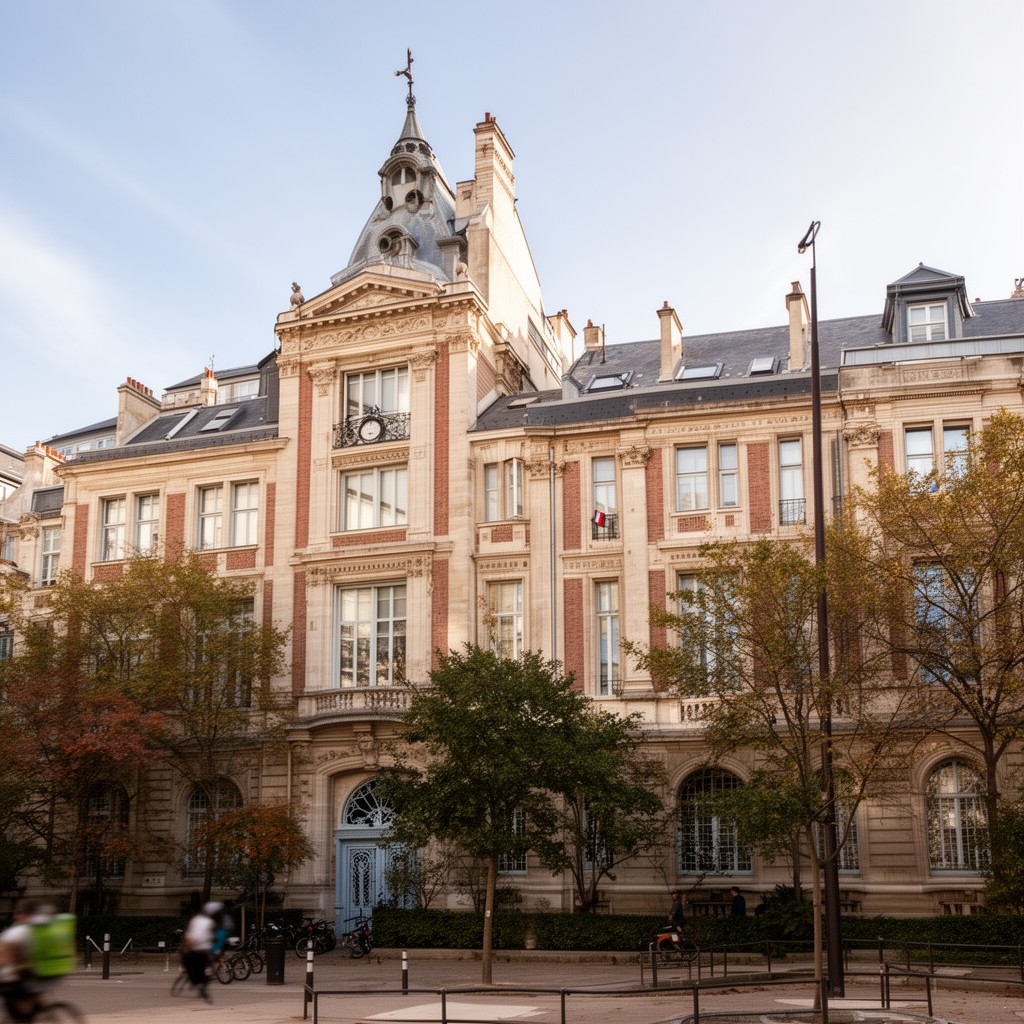 AI-generated illustration of Collège Sainte-Barbe