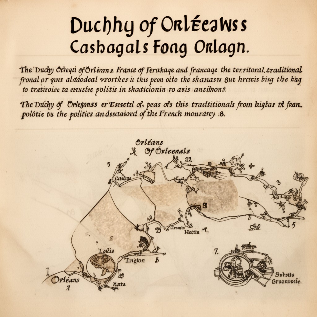 AI-generated illustration of Duchy of Orléans