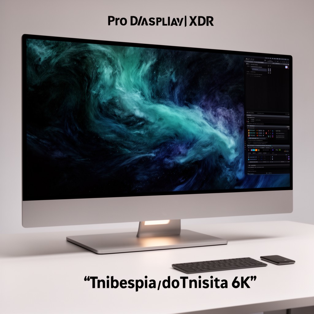 AI-generated illustration of Pro Display XDR