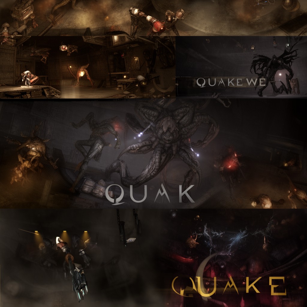 AI-generated illustration of Quake franchise (via id Software)