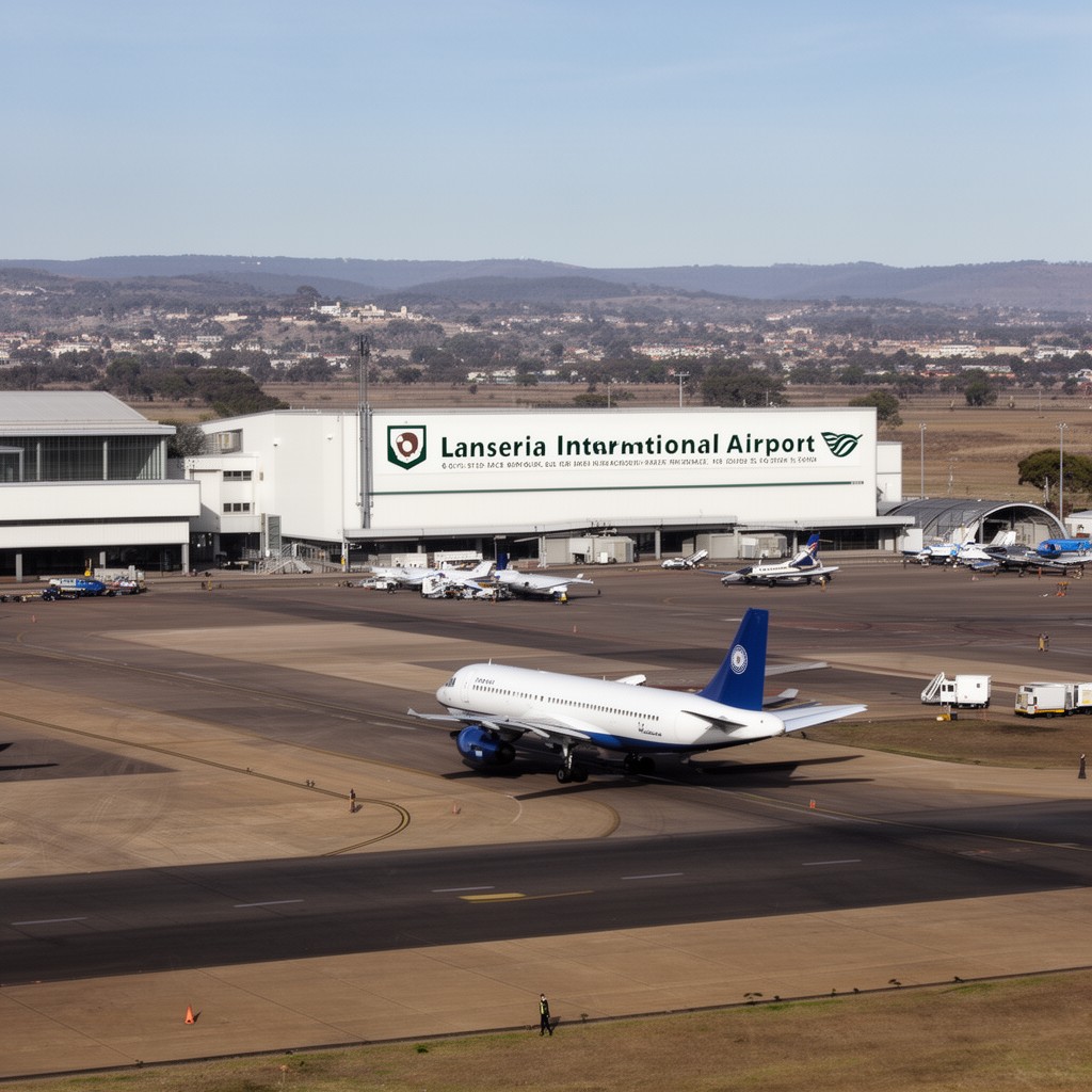AI-generated illustration of Lanseria International Airport