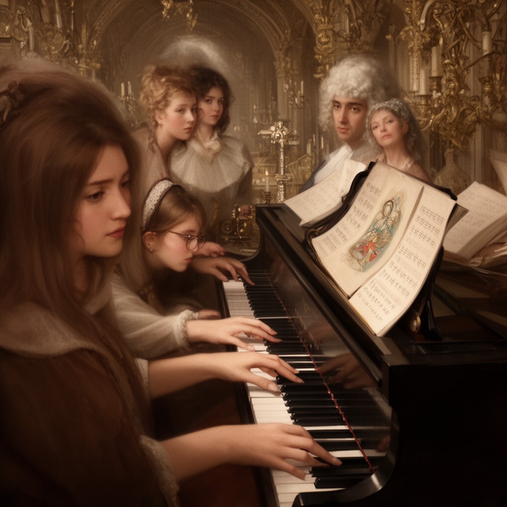 AI-generated illustration of The Well-Tempered Clavier