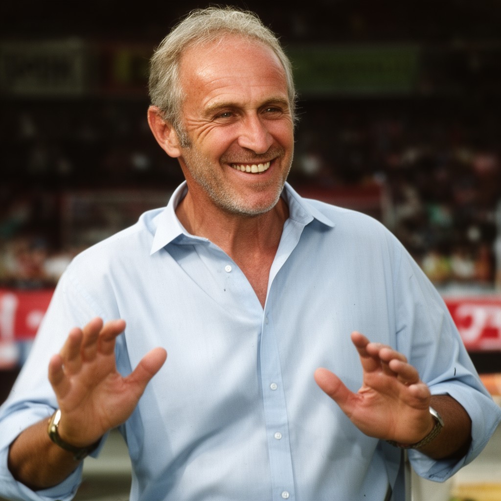 AI-generated illustration of Johan Cruyff