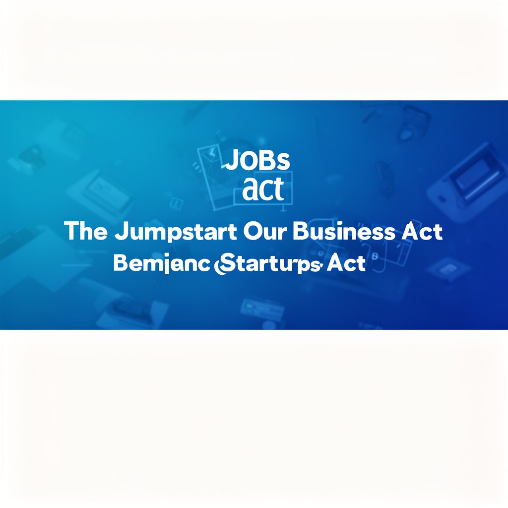 AI-generated illustration of Jumpstart Our Business Startups Act