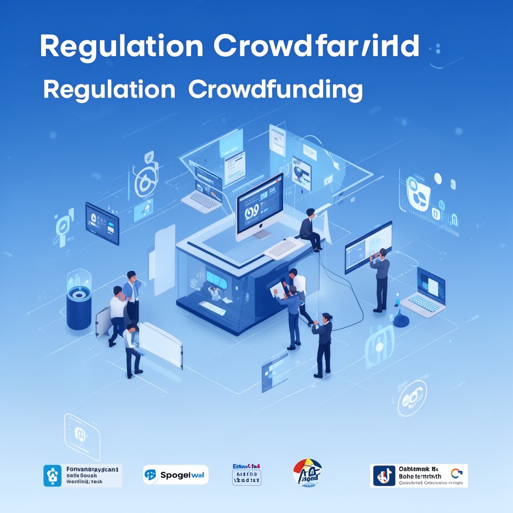 AI-generated illustration of Regulation Crowdfunding