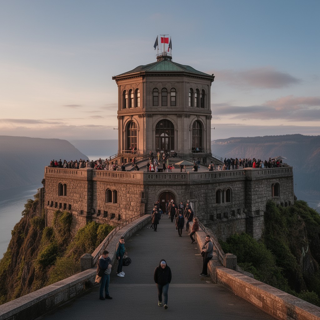 AI-generated illustration of Vista House